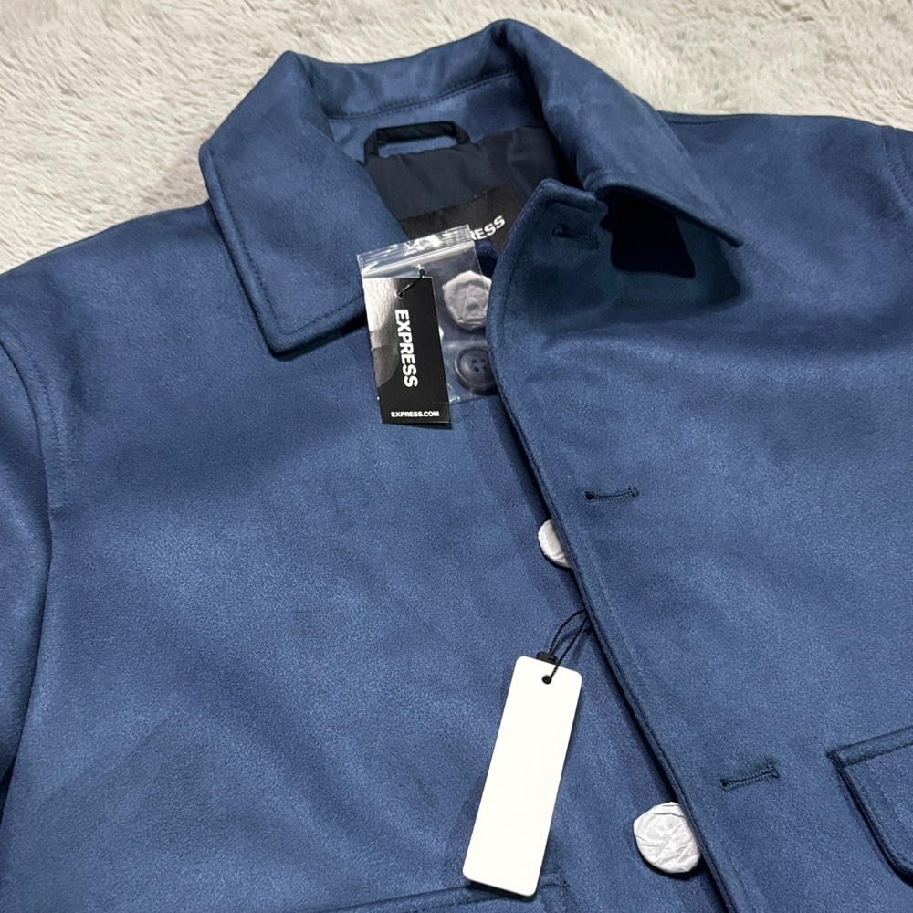 Express Men's Deep Blue Jacket - Picture 3 of 11